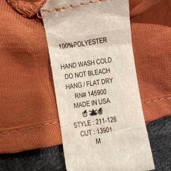 NWT Grace & Lace Tiered Rose Cami w/eyelash style lace size medium - Picture 6 of 6